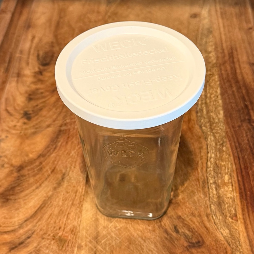 New! Set of (2) WECK 769 Large Quadro Jars - 26.9 oz square bottom - Picture 9 of 9